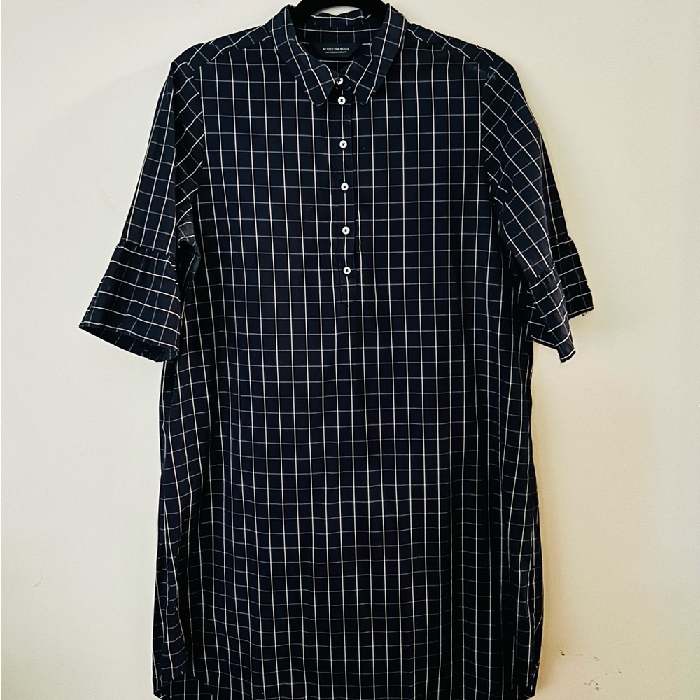 Scotch & Soda, Size Large, Navy Shirtdress